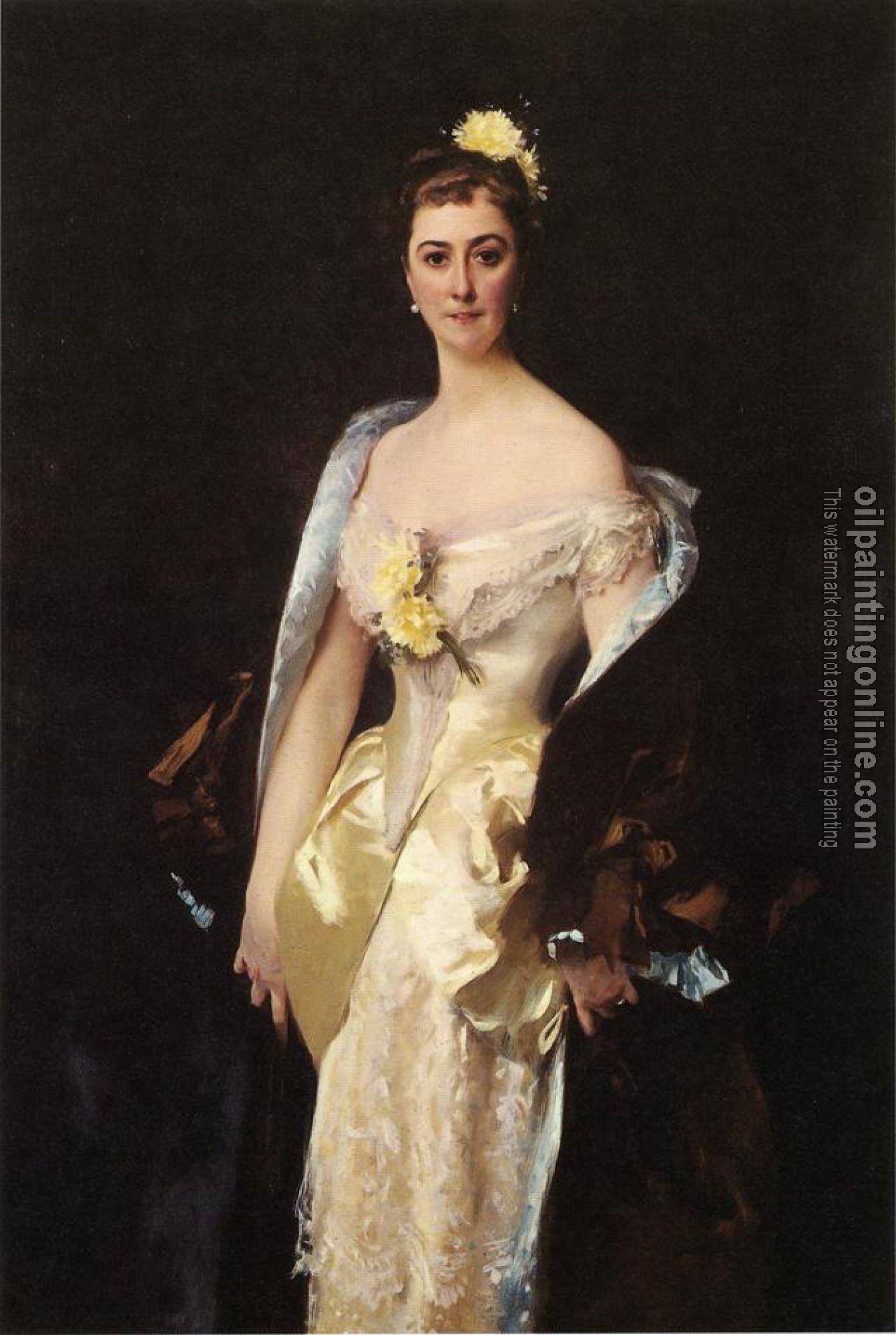 Sargent, John Singer - Caroline de Bassano, Marquise d'Espeuilles